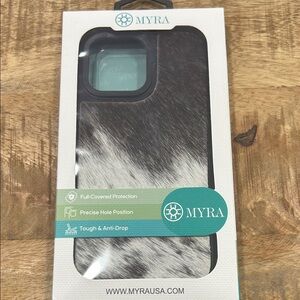 Myra Bag Monochrome Phone Case hair on 14 pro max NIB